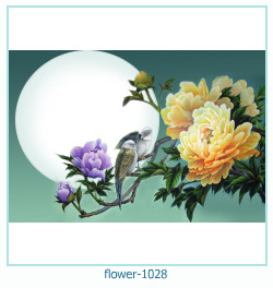 květinový fotorámeček 1028