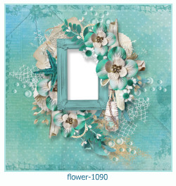 květinový fotorámeček 1090
