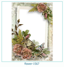 květinový fotorámeček 1567