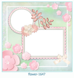 květinový fotorámeček 1647
