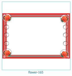 květinový fotorámeček 165