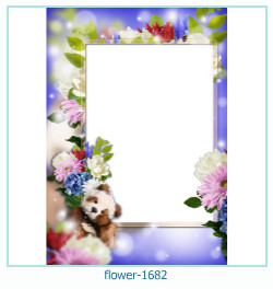 květinový fotorámeček 1682