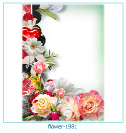 květinový fotorámeček 1981