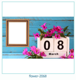 květinový fotorámeček 2068