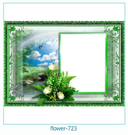 květinový fotorámeček 723
