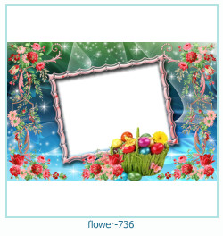 květinový fotorámeček 736