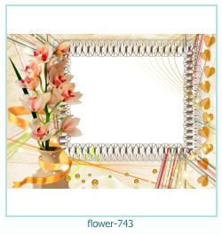 květinový fotorámeček 743